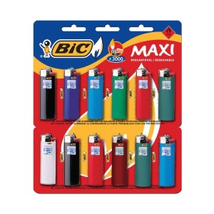 Isqueiro bic grande c/12pç