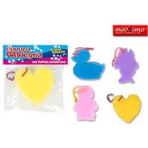 Esponja banho da alegria divertida c/1pç 017 maxximo