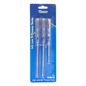 kit Chave teste c/3pçs  t-03