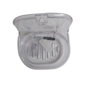 Saboneteira c/ventosa c/1pç 143 cristal daivak