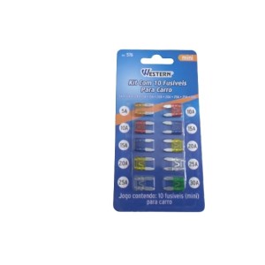 Kit fusíveis para carro 576 C/10pçs