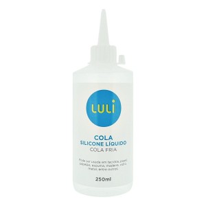 Cola silicone líquido 250ml c/1pç luli