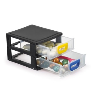 Micro porta tudo 2 gav c/1pç mc1225