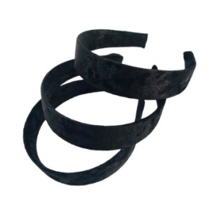 Tiara larga forrada poliester 6896 c/6 pçs reds