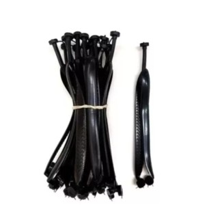 Tira de chinelo preta 35/36 c/10 pares explendor