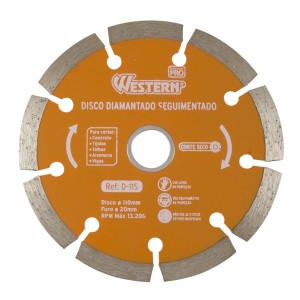 Disco diamantado c/1pç seguimentado ds-11s