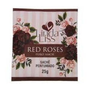 Sachê perfumado red roses 25g aromatizante de ambiente