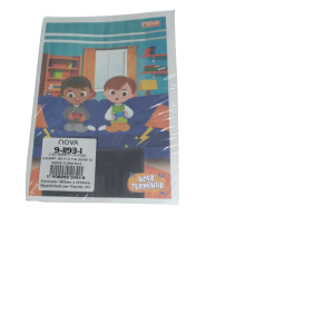 Caderno brochura  c/1 pç caligrafia horizontal 40 fl 9-1193-1