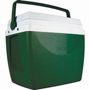 Caixa térmica c/1pç 34l verde 25108168