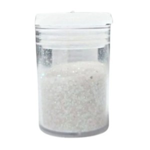 Gliter branco 3gr pct c/12pçs 564 0263 real seda
