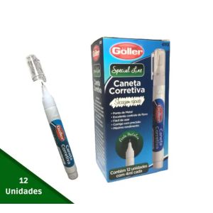 Caneta corretiva c/12 pçs 6ml 6113 g-1213 goller