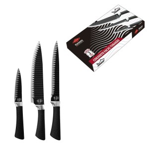 Conjunto de facas tubarão c/3pçs 7560593