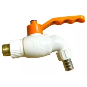 Torneira 3/4 plastico c/ metal esfera c/1pç  try-6041 caerus