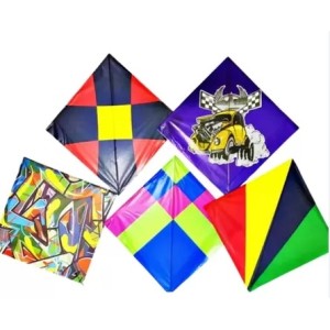 Raia pequena pipa 4pct c/25pçs 34X34 cm  real seda