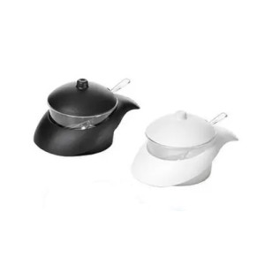 Açucareiro stillus branco/preto c/1 pç 011cl giotto