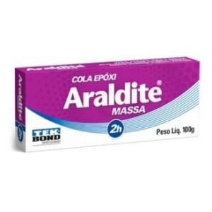 Massa epoxi araldite 100g c/1 pç 1.089.85.001.00 tek bond