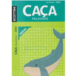 Livro caça-palavras medio c/1 pç n2004 n2005 n2006 n2007 todolivro