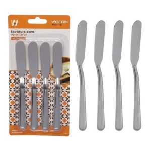 Kit espatula p/ aperitivos c/4pçs 1441 western