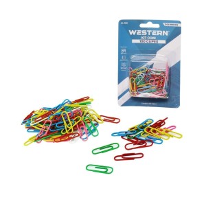 Kit c/100pcs clipes coloridos cl-100 western