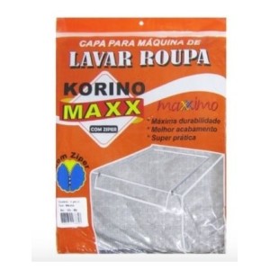 Capa máquina de lavar c/ziper c/1 peça  ref. 186-mx g korino maxximo