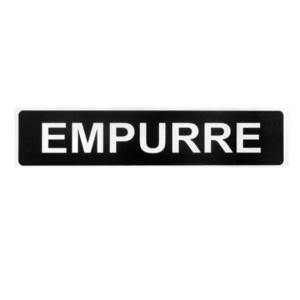 Placa sinalização pequena empurre 7x30 c/1pç pacific