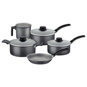 Jogo de panelas tramontina 5 peças preto turim 20298/661