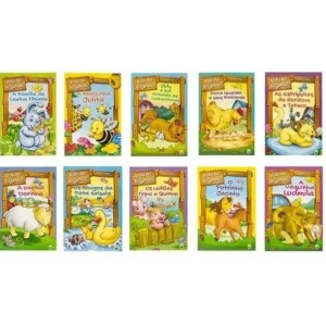 Livro vida na fazenda c/10pçs 978-85-7398-388-3 todolivro