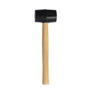 Martelo borracha cabo madeira 27cm 990/40 western