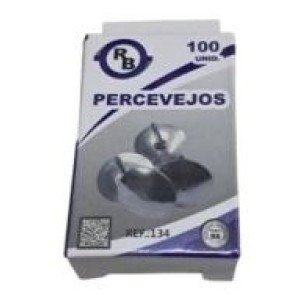 Percevejo r.b. cx c/100pçs latonado  ref.0134  0794